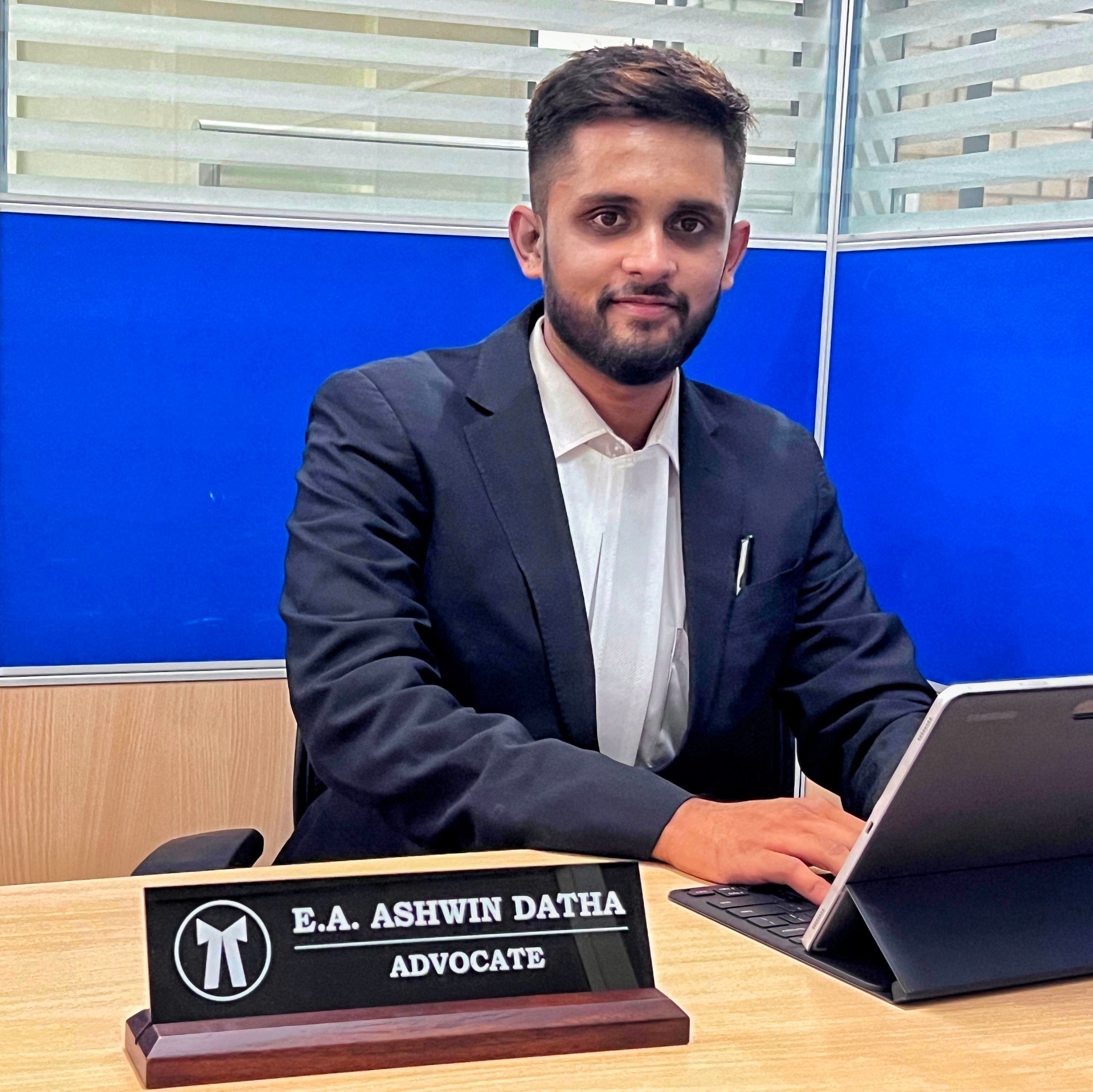 Advocate E.A. Ashwin Datha