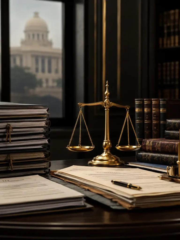 High Court Lawyers in Bangalore case record review with legal files