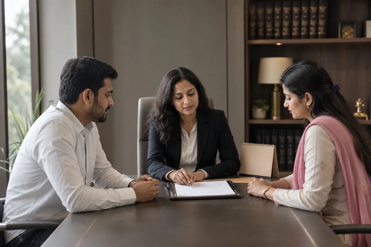 Mutual consent divorce process in Bangalore settlement meeting