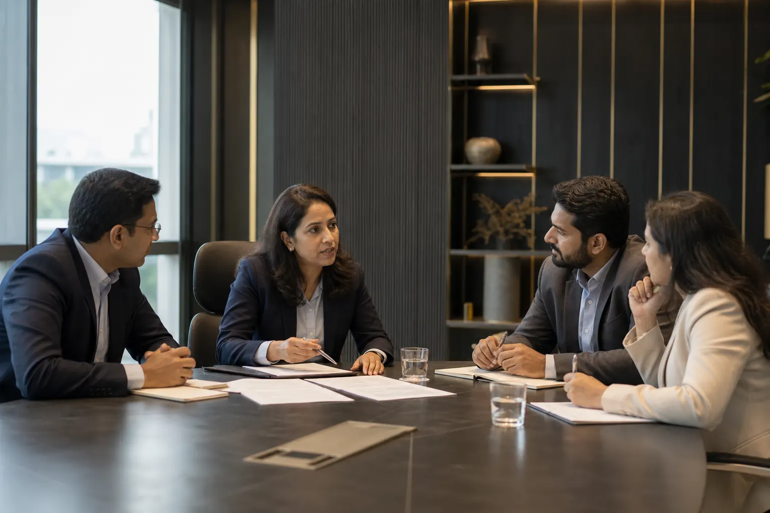 Corporate counsel facilitating a vendor contract negotiation in India